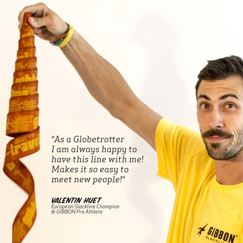 Ιμάντας Ισορροπίας Slackline Gibbon Travel Line Treewear Σετ | www.lightgear.gr