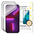 Tempered Glass Full Screen με Frame Case Friendly Wozinsky Full Glue για iPhone 15 Plus Μαύρο 2τεμ | www.lightgear.gr