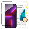 Tempered Glass Full Screen με Frame Case Friendly Wozinsky Full Glue για iPhone 15 Pro Μαύρο | www.lightgear.gr
