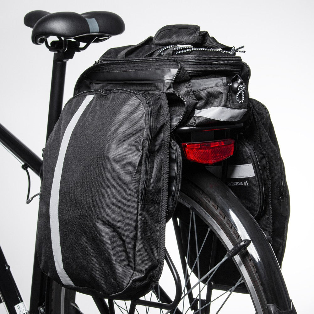 Τσάντα Ποδηλάτου Wozinsky 27L Μαύρη (WBB36BK) | www.lightgear.gr