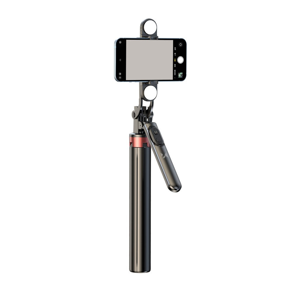 Selfie Stick WH181D-Y1S 1.75m Aluminum Alloy Τηλεσκοπικό Tripod με Dual Lamp και Phone Holder Μαύρο | www.lightgear.gr