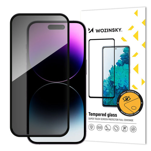 Privacy Tempered Glass με Anti-Spy Filter Wozinsky για iPhone 16 Pro Max | www.lightgear.gr