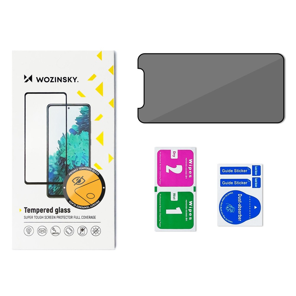 Privacy Tempered Glass με Anti-Spy Filter Wozinsky για iPhone 16 Pro Max | www.lightgear.gr