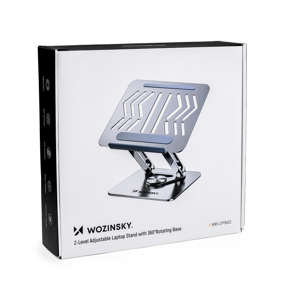 Aluminum Laptop & Tablet Stand Wozinsky WRS-CPY84SS + Free Smartphone Stand Ασημί | www.lightgear.gr