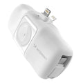 Mini Power Bank 5000mAh 15W Wozinsky WF16-YLS με Built-in USB-C Cable και Apple Watch Charger Λευκό | www.lightgear.gr