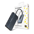 USB-C Hub 14 in 1 Wozinsky WDS03Y5S Πολυλειτουργικό Αλουμινίου για 3 Monitors με Καλώδιο 15cm Γκρι | www.lightgear.gr