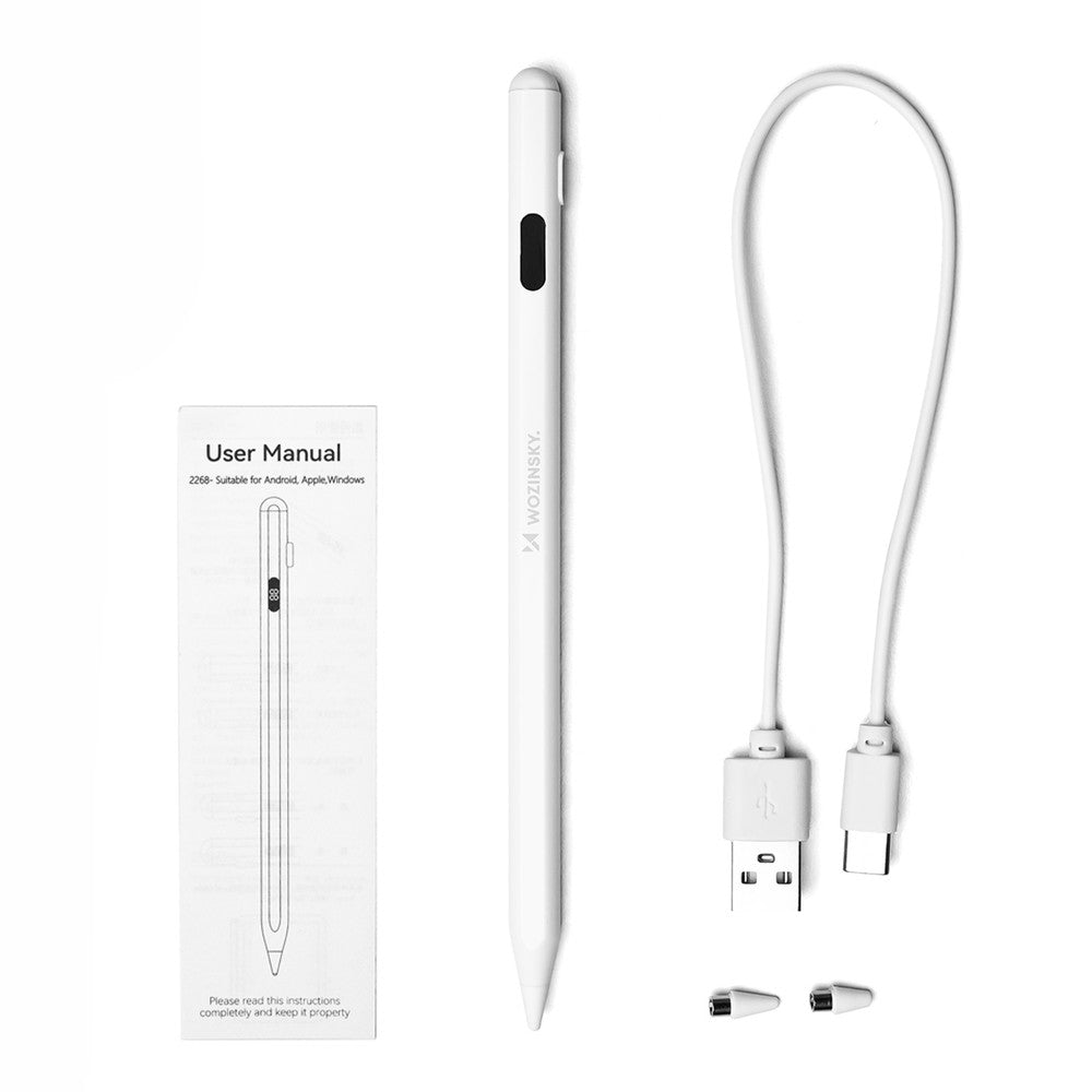 Stylus Universal Active Wozinsky (Android & iOS) Λευκό | www.lightgear.gr
