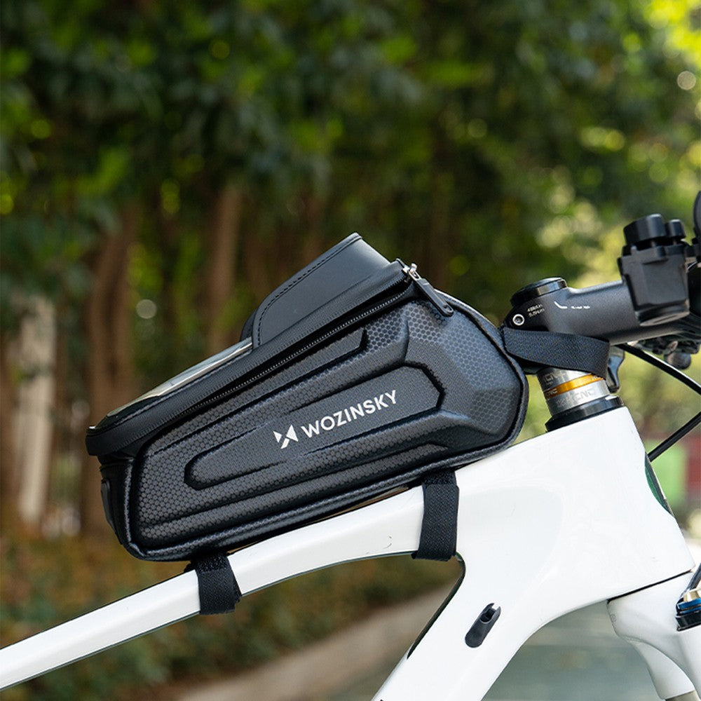 Τσαντάκι Ποδηλάτου Frame Wozinsky Armored με Θήκη Κινητού 1.7lt Μαύρο | www.lightgear.gr