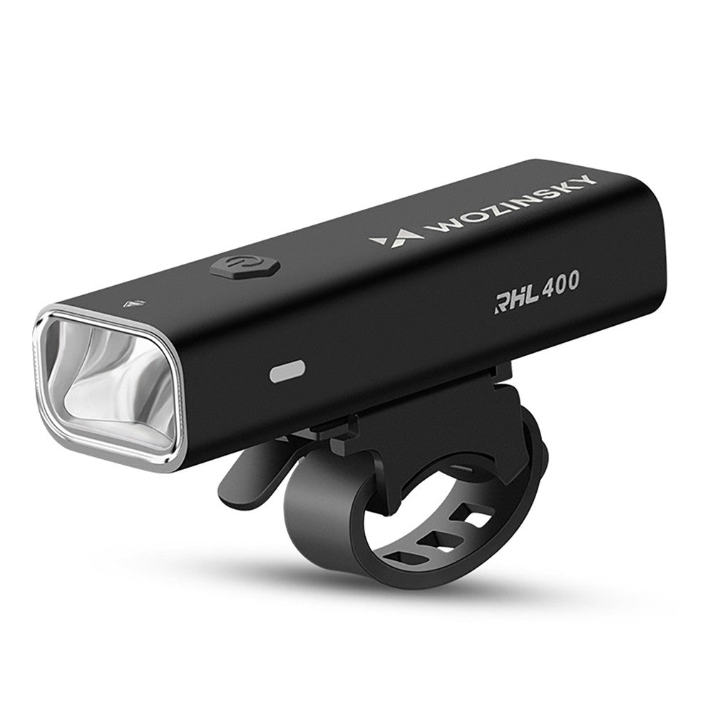 Σετ Φώτα Ποδηλάτου Wozinsky WSBLB2 Front 400lm και Rear USB-C Μαύρο | www.lightgear.gr