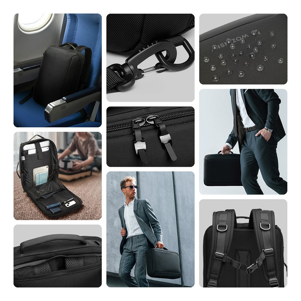 Σακίδιο Laptop 15.6'' Wozinsky με Strap Μαύρο | www.lightgear.gr