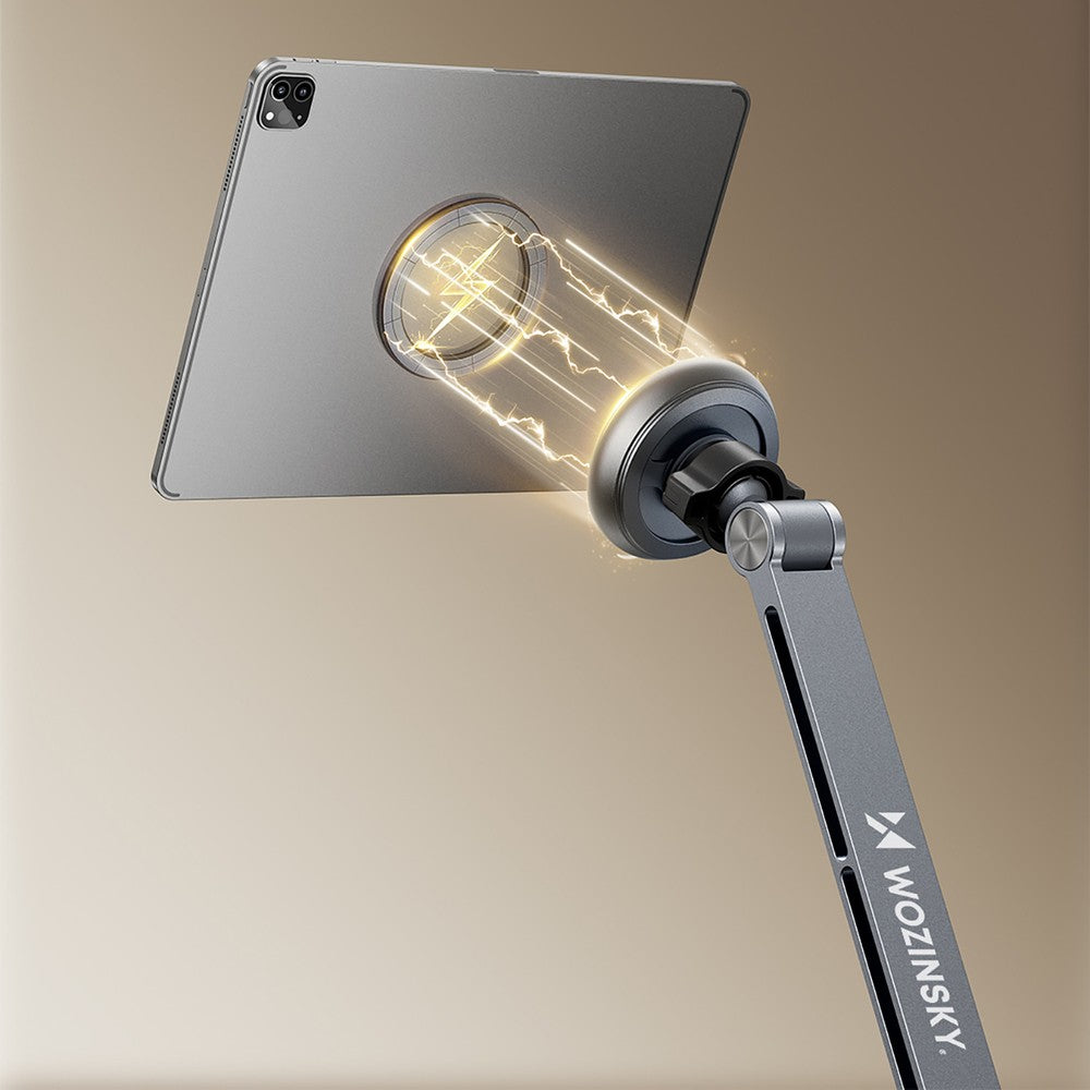 Magnetic Holder Wozinsky WTY0YS1 360° Rotating Solid για Phone και Tablet Γκρι | www.lightgear.gr