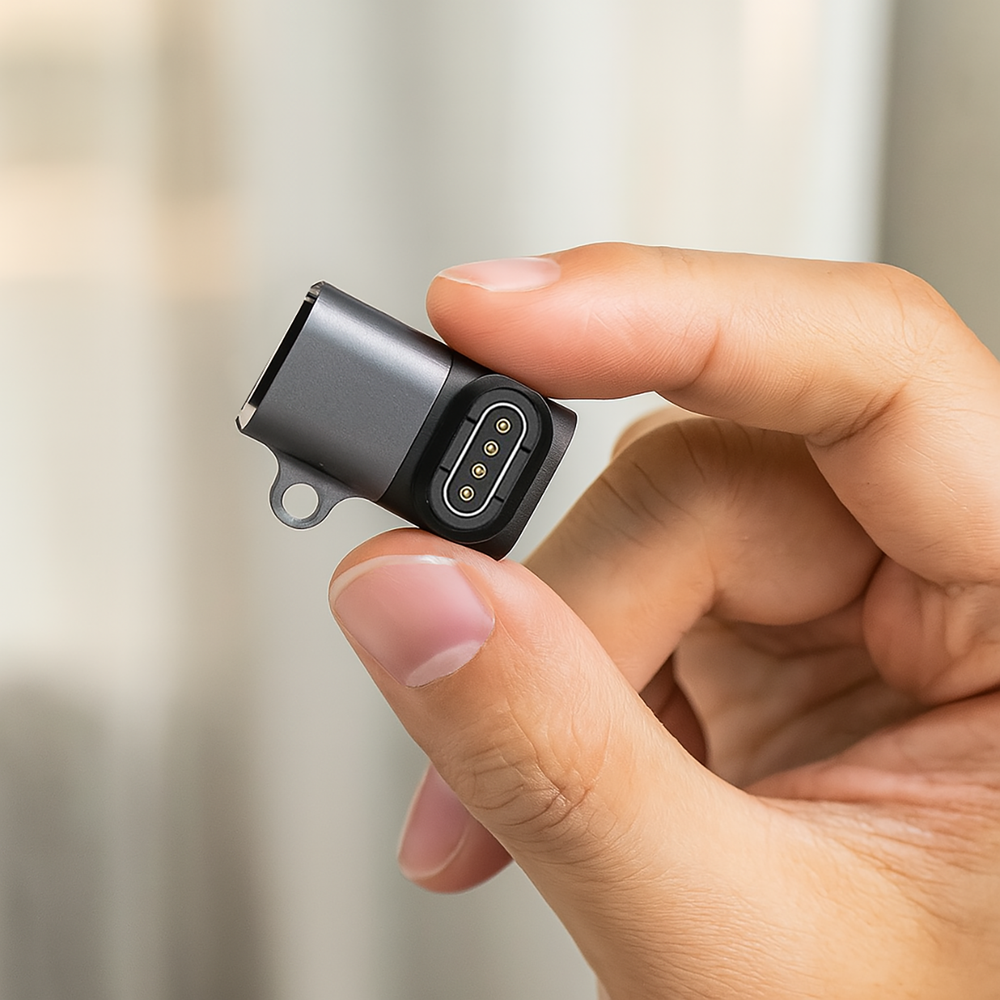 USB-C Adapter Wozinsky WAYGS1 για Garmin Smartwatch Γκρι | www.lightgear.gr