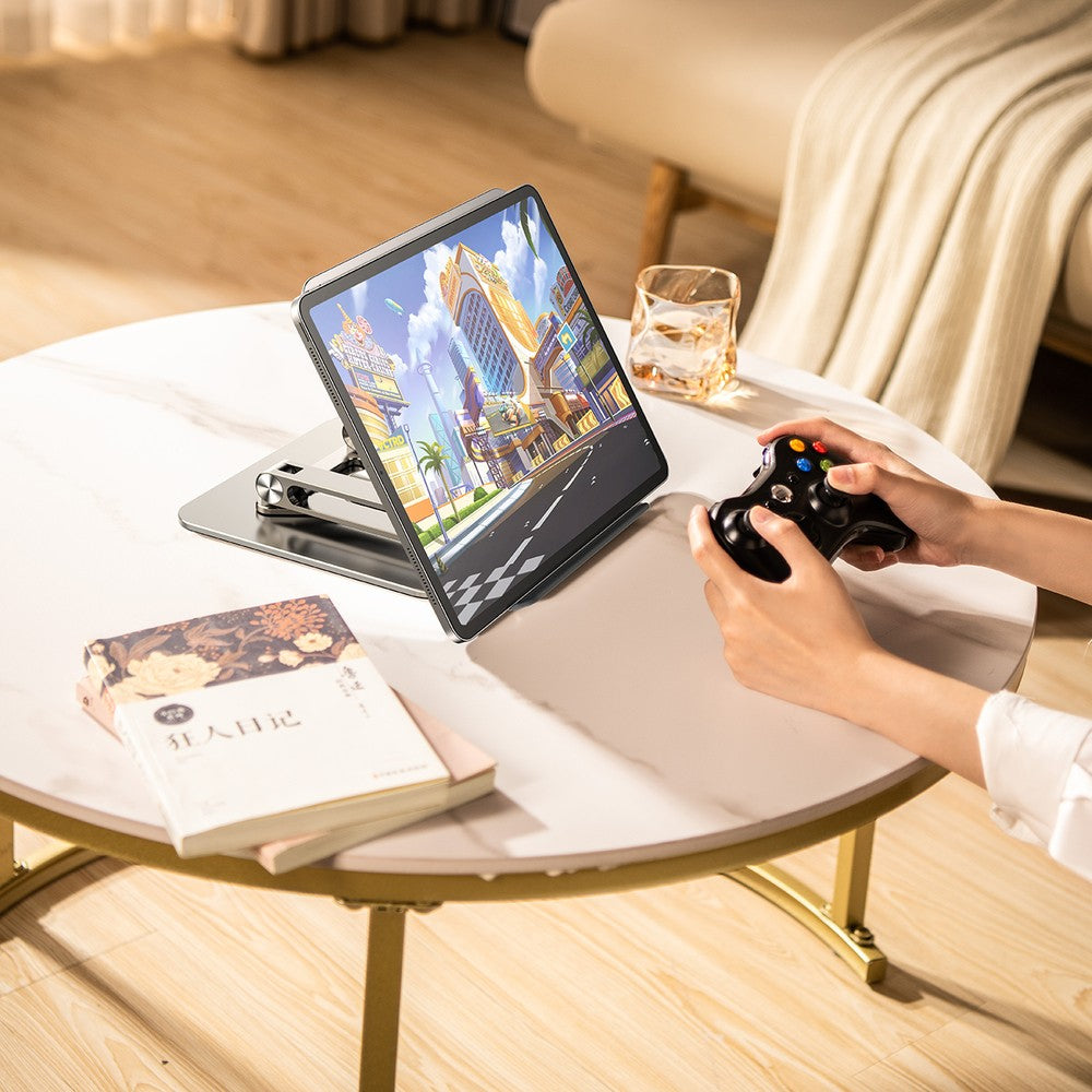 Laptop Stand Wozinsky WRS-CPY84SS Αλουμίνιο + Δώρο Smartphone Stand Ασημί | www.lightgear.gr