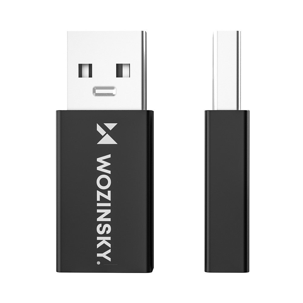 USB-A - USB-C OTG Adapter Wozinsky WAAC-01 Μαύρο | www.lightgear.gr