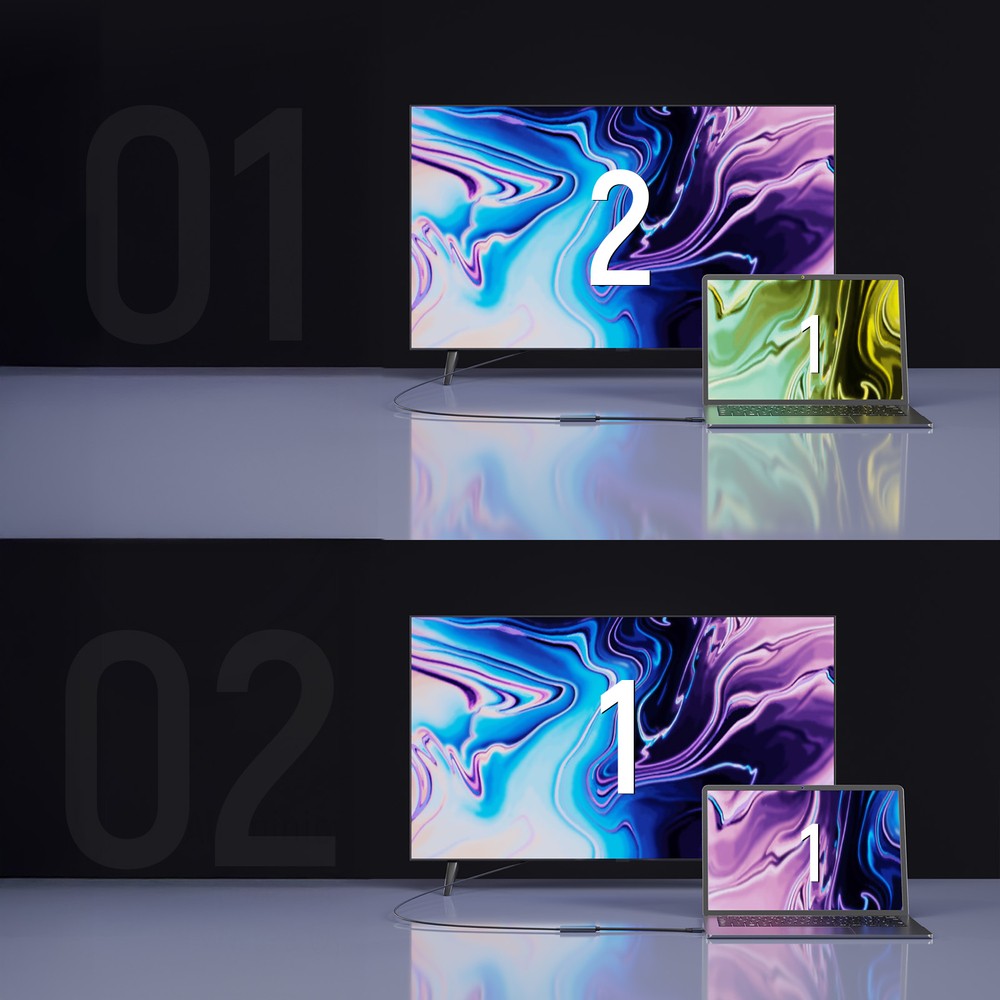 Adapter USB-C - HDMI 4K 60Hz Wozinsky WACH-01 Μαύρο | www.lightgear.gr