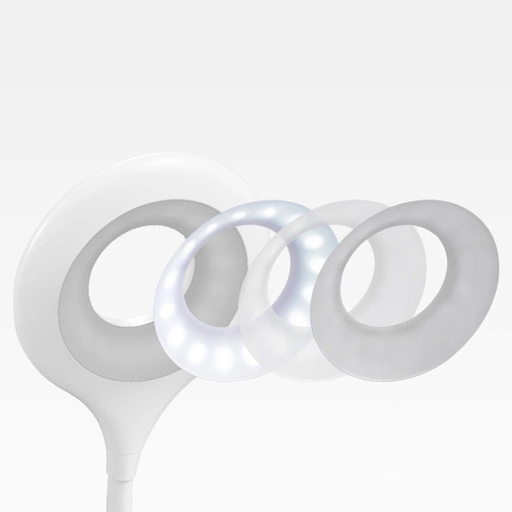 Ασύρματη LED Λάμπα Ανάγνωσης Mini Wozinsky με Clip + USB-C Καλώδιο Λευκή | www.lightgear.gr