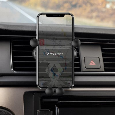 Wozinsky Gravity Car Phone Holder για Air Vent Μαύρο (WCH-05) | www.lightgear.gr