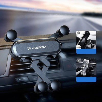 Wozinsky Gravity Car Phone Holder για Air Vent Μαύρο (WCH-05) | www.lightgear.gr