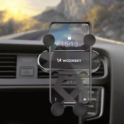 Wozinsky Gravity Car Phone Holder για Air Vent Μαύρο (WCH-05) | www.lightgear.gr