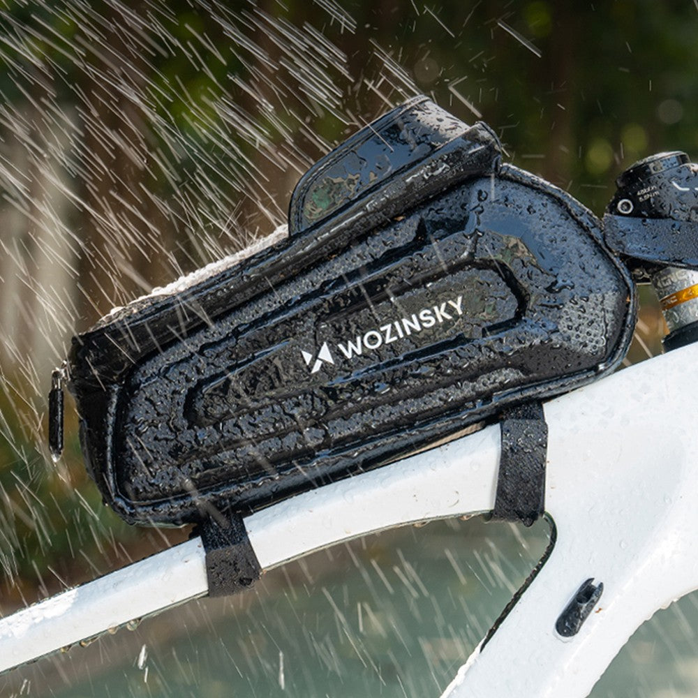 Τσαντάκι Ποδηλάτου Frame Wozinsky Armored με Θήκη Κινητού 1.7lt Μαύρο | www.lightgear.gr