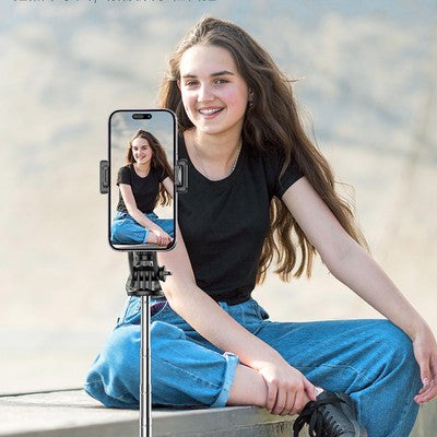 Selfie Stick Τηλεσκοπικό Τρίποδο WC1Y3S 1.3m με Phone Holder Μαύρο | www.lightgear.gr