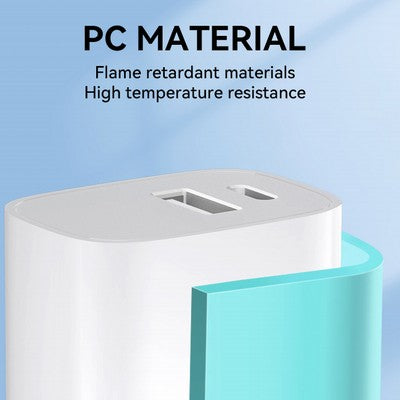 Επιτοίχιος Φορτιστής Wozinsky WGWCW USB-A USB-C 20W Λευκό | www.lightgear.gr