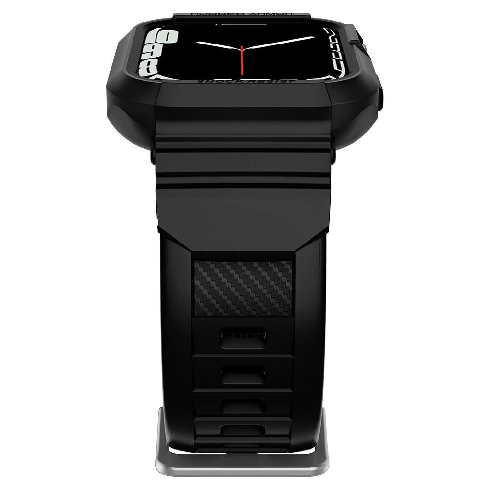 Rugged Armor Pro Case με Strap Spigen για Apple Watch 4 / 5 / 6 / 7 / 8 / SE (44/45mm) Μαύρο | www.lightgear.gr
