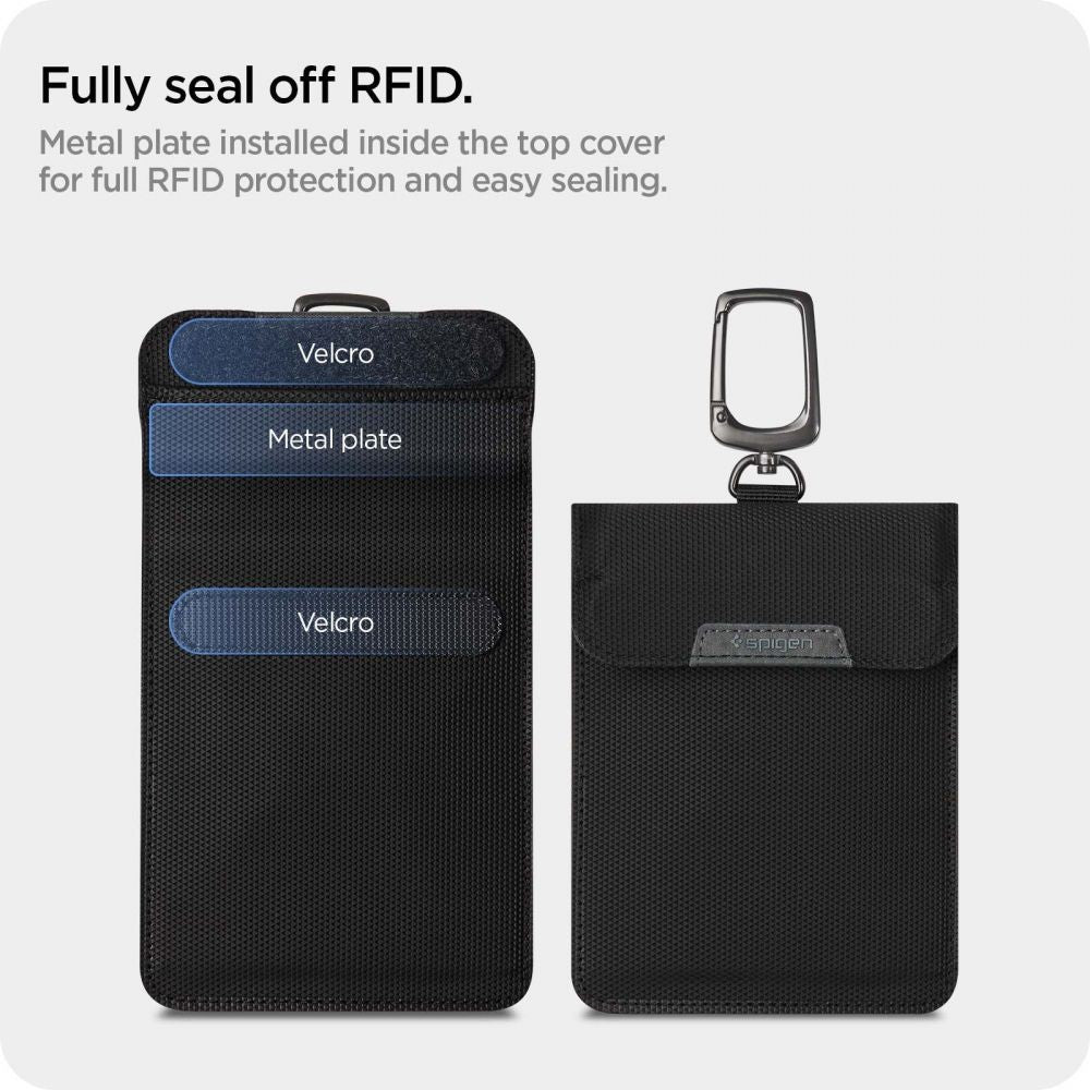 Θήκη Anti-Theft Spigen Keyless RFID Signal Blocker Μαύρη | www.lightgear.gr