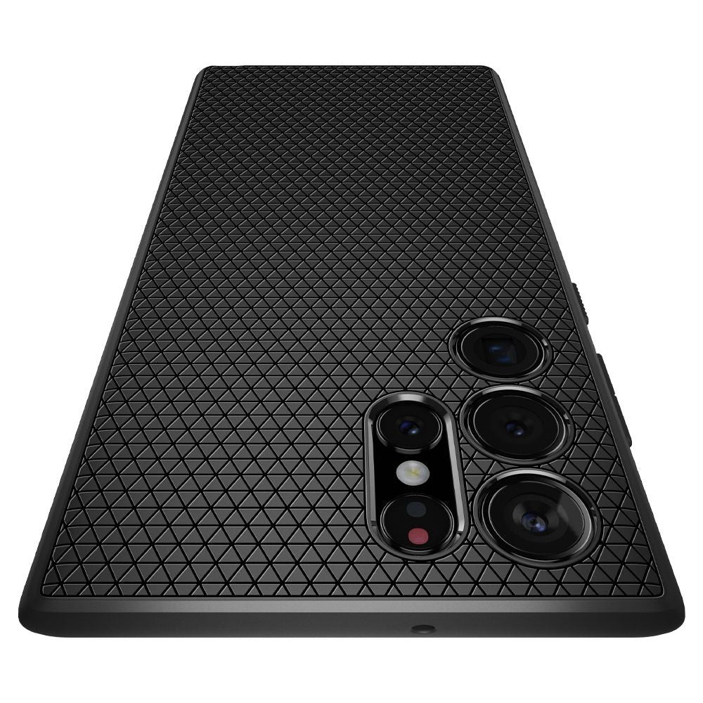 Θήκη Spigen Liquid Air για Samsung Galaxy S22 Ultra Matte Black | www.lightgear.gr