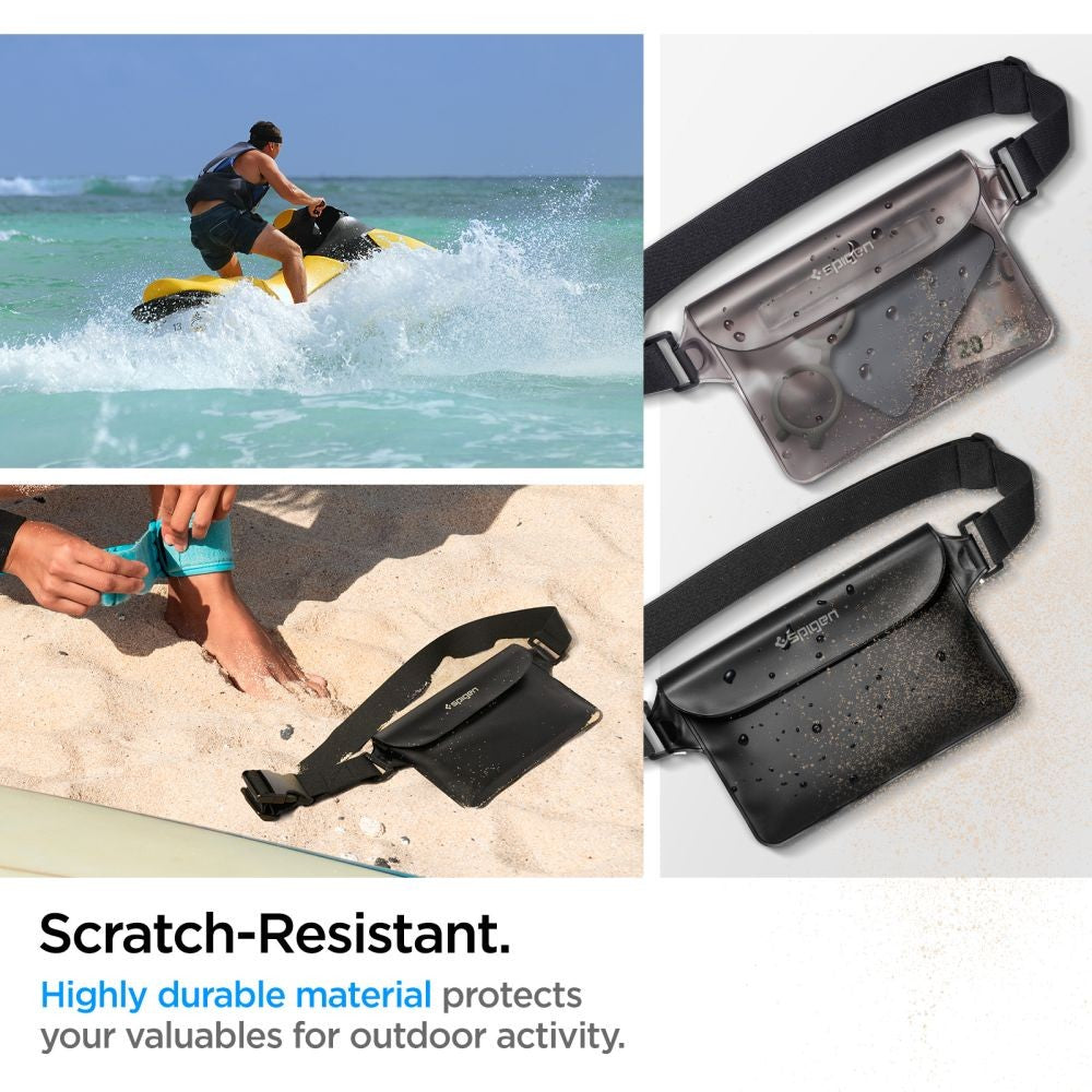Aqua Shield A620 Waterproof Hip Bag Spigen IPX8 Μαύρο | www.lightgear.gr