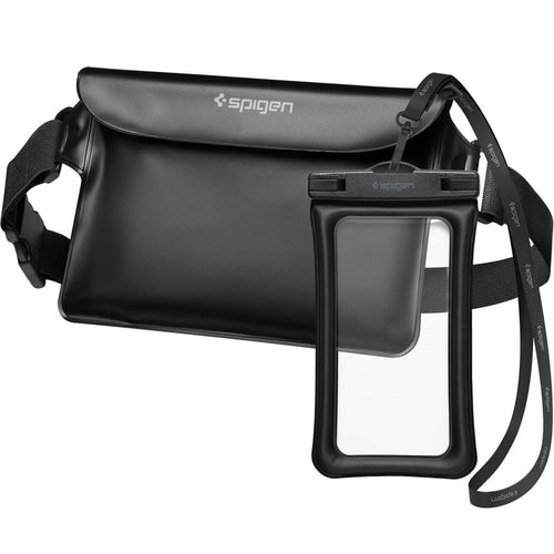 Aqua Shield A621 Waterproof Hip Bag + Floating Case Spigen Μαύρο | www.lightgear.gr