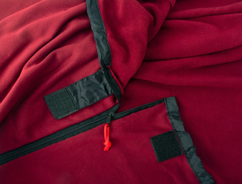Σεντόνι Υπνόσακου Origin Outdoors Μούμια Microfleece Μπορντό | www.lightgear.gr