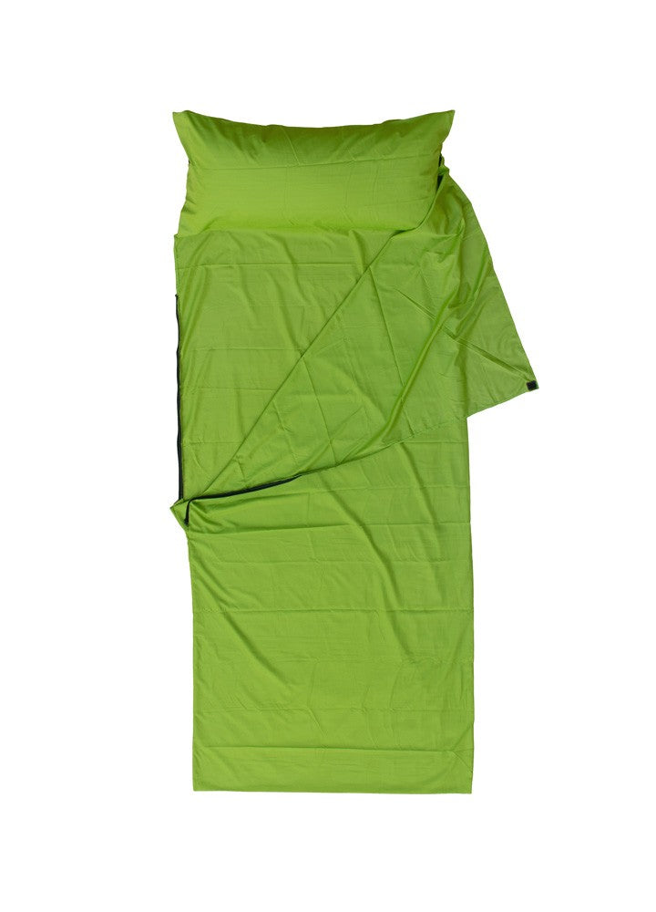 Σεντόνι Υπνόσακου Origin Outdoors Ορθογώνιο Microfiber Λαχανί | www.lightgear.gr