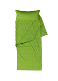 Σεντόνι Υπνόσακου Origin Outdoors Ορθογώνιο Microfiber Λαχανί | www.lightgear.gr