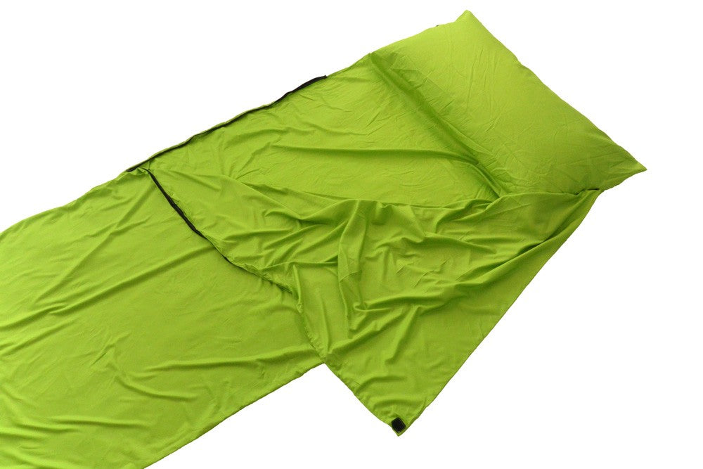 Σεντόνι Υπνόσακου Origin Outdoors Ορθογώνιο Microfiber Λαχανί | www.lightgear.gr