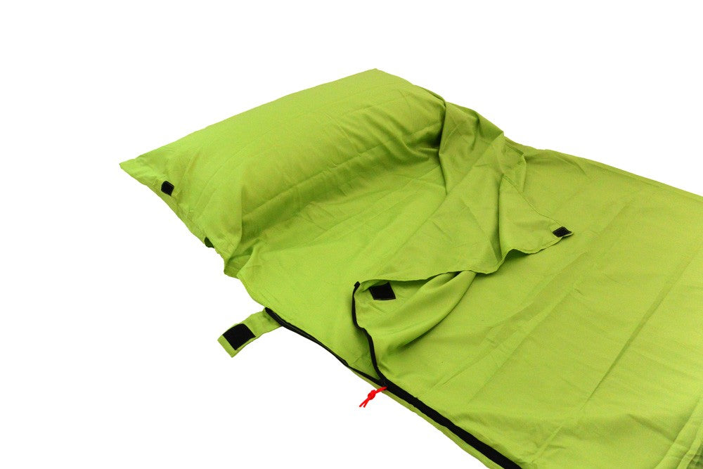 Σεντόνι Υπνόσακου Origin Outdoors Ορθογώνιο Microfiber Λαχανί | www.lightgear.gr
