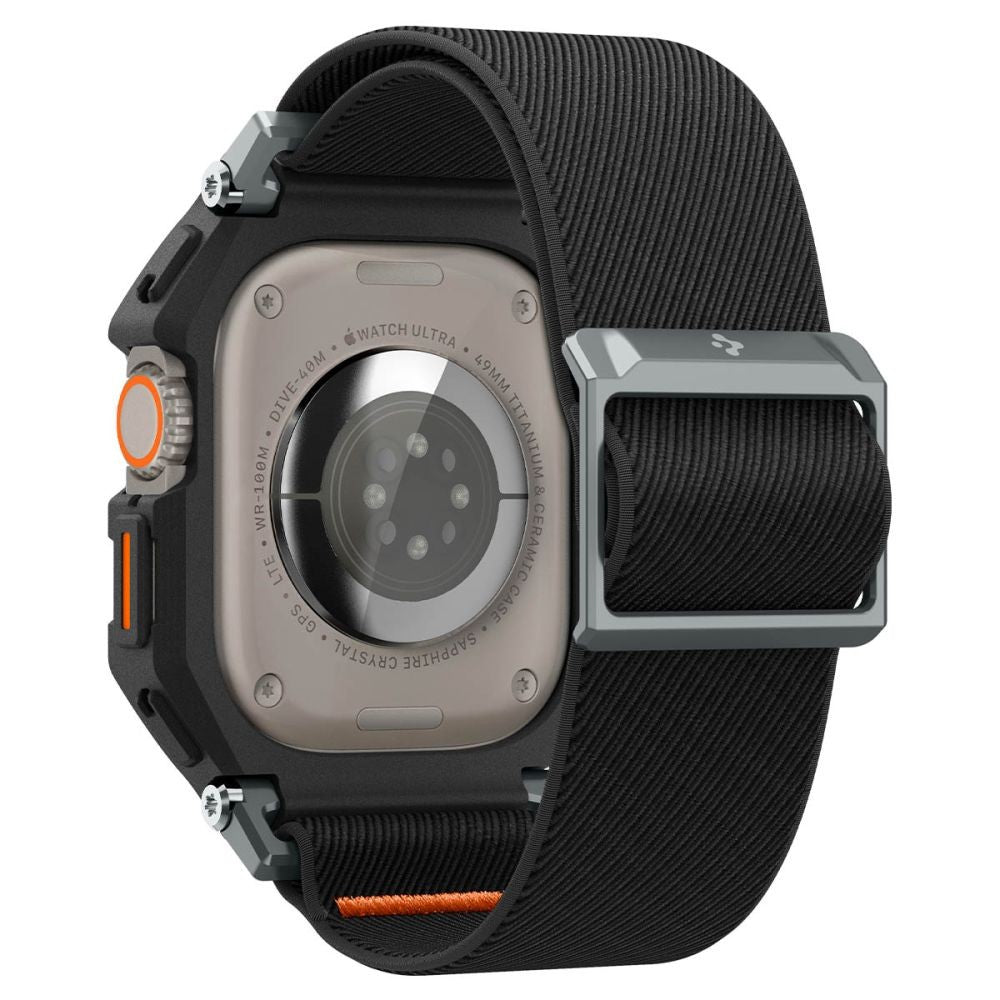 Lite Fit Pro Case με Strap Spigen για Apple Watch Ultra 1 / 2 (49mm) Matte Black | www.lightgear.gr