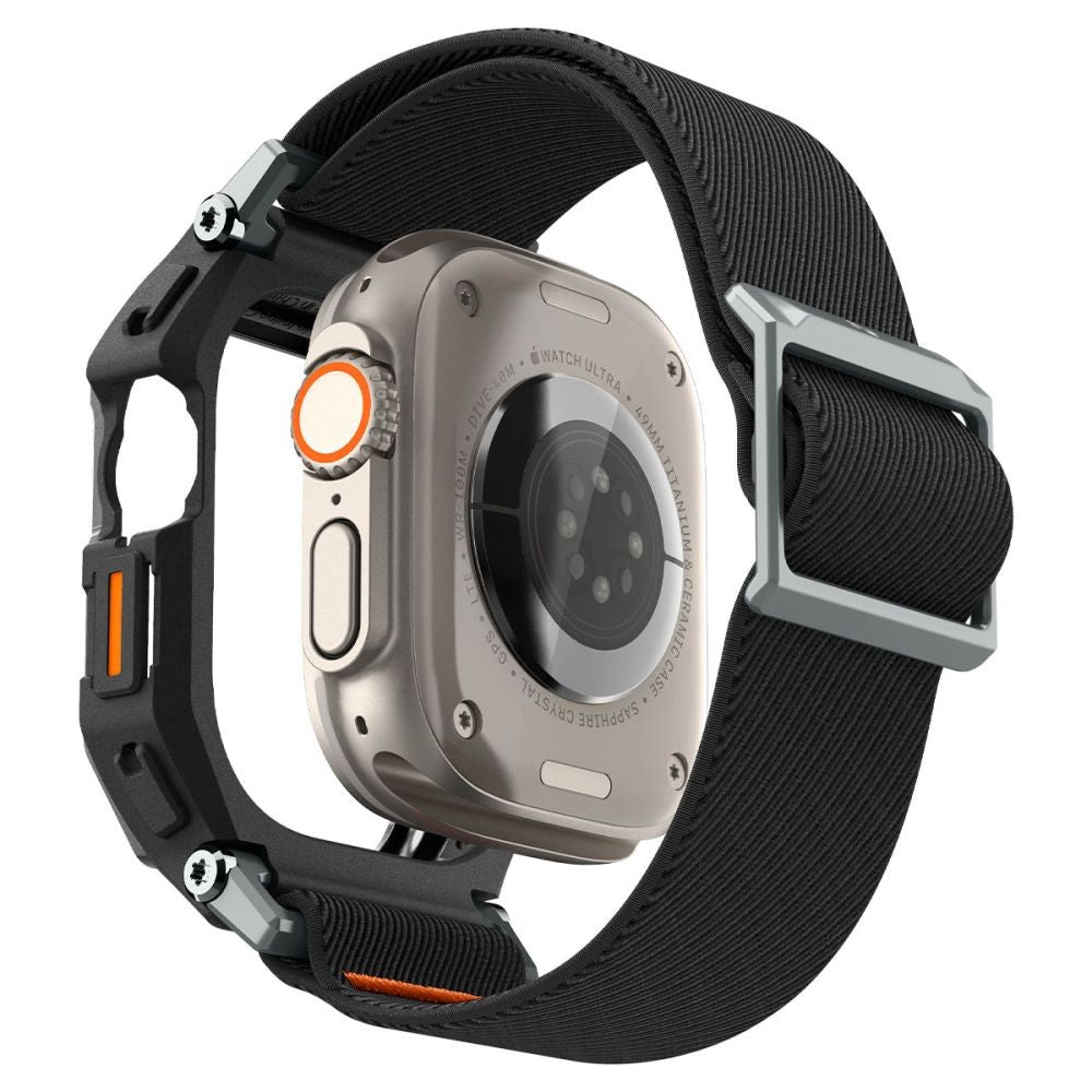 Lite Fit Pro Case με Strap Spigen για Apple Watch Ultra 1 / 2 (49mm) Matte Black | www.lightgear.gr
