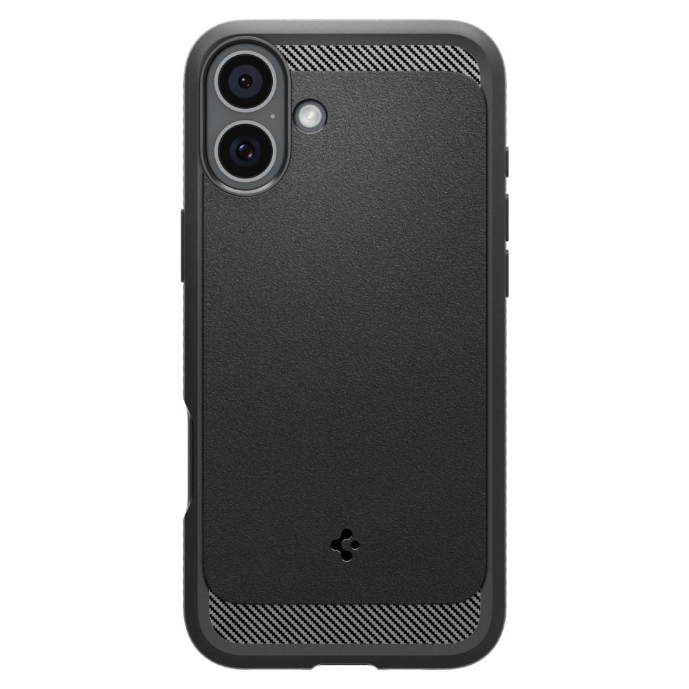 Θήκη Rugged Armor MagSafe Spigen για iPhone 16 Μαύρο | www.lightgear.gr