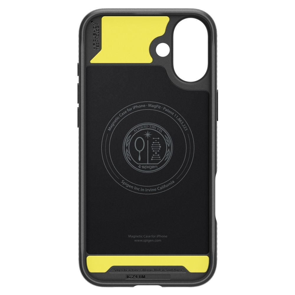 Θήκη Rugged Armor MagSafe Spigen για iPhone 16 Μαύρο | www.lightgear.gr