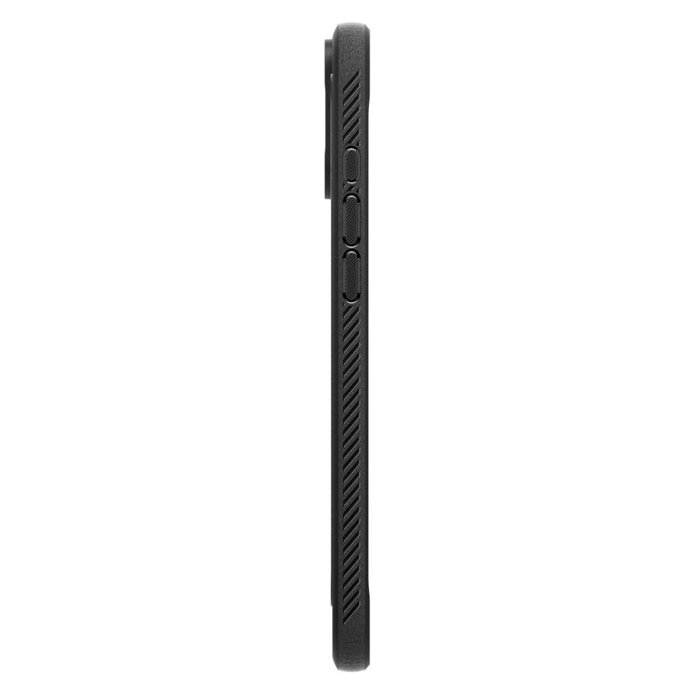 Θήκη Rugged Armor MagSafe Spigen για iPhone 16 Μαύρο | www.lightgear.gr