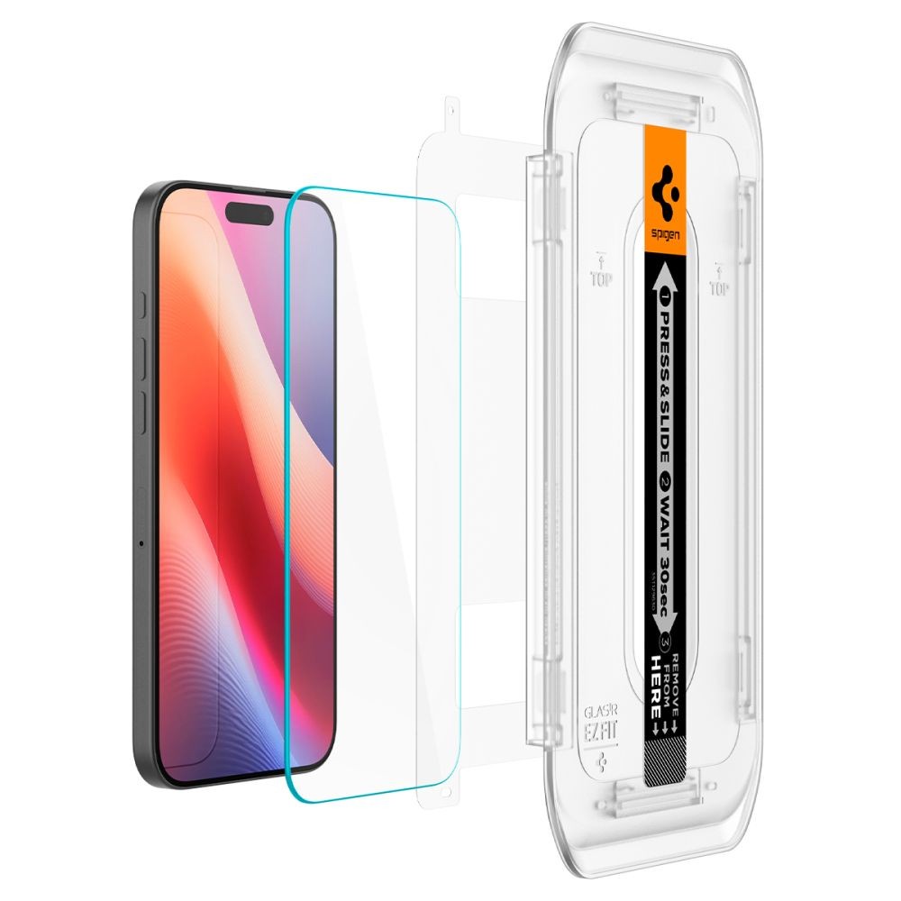 Tempered Glass Spigen Glas.tR EZ Fit για iPhone 16 Pro / 17 / 17 Pro 2τεμ | www.lightgear.gr