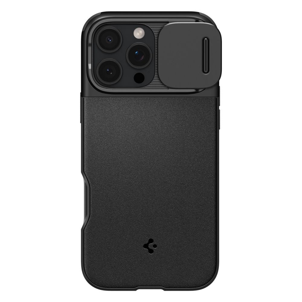 Θήκη Optik Armor Mag με MagSafe Spigen για iPhone 16 Pro Max Μαύρο | www.lightgear.gr
