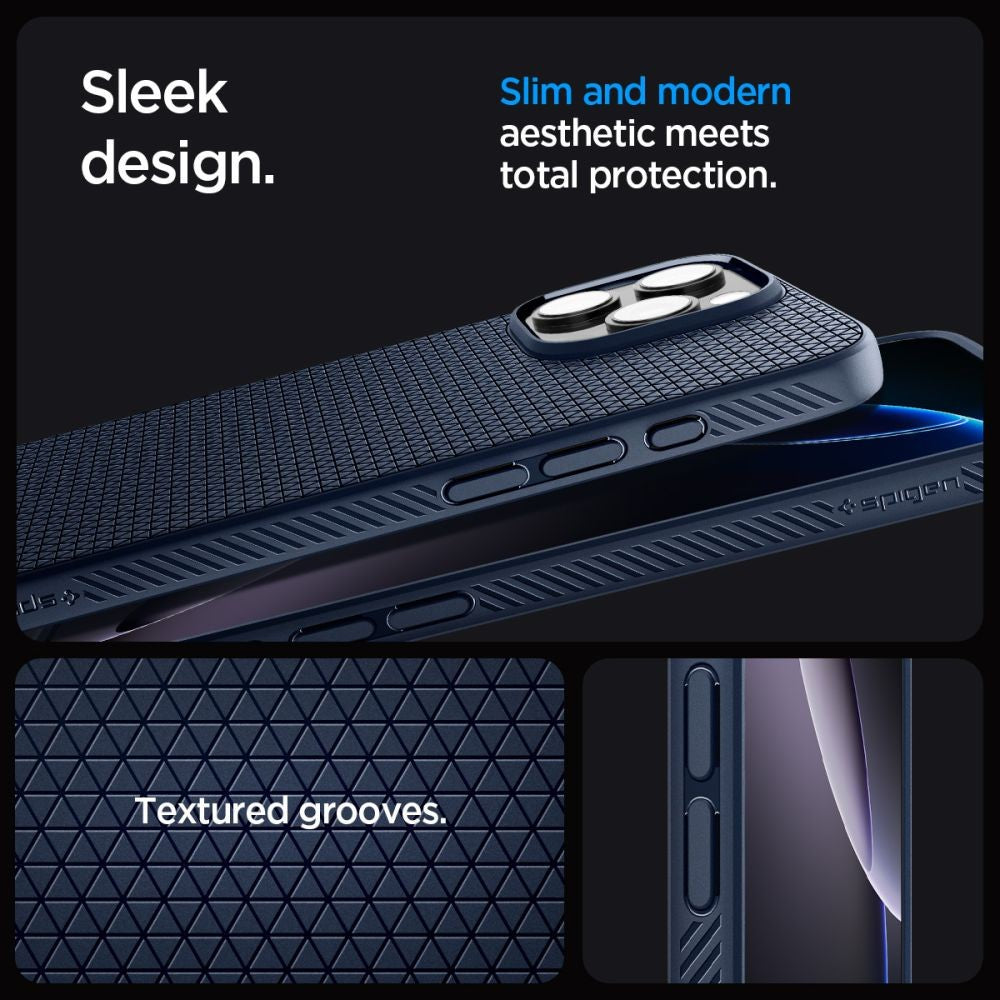 Liquid Air Θήκη Spigen για iPhone 16 Pro Max Μπλε | www.lightgear.gr