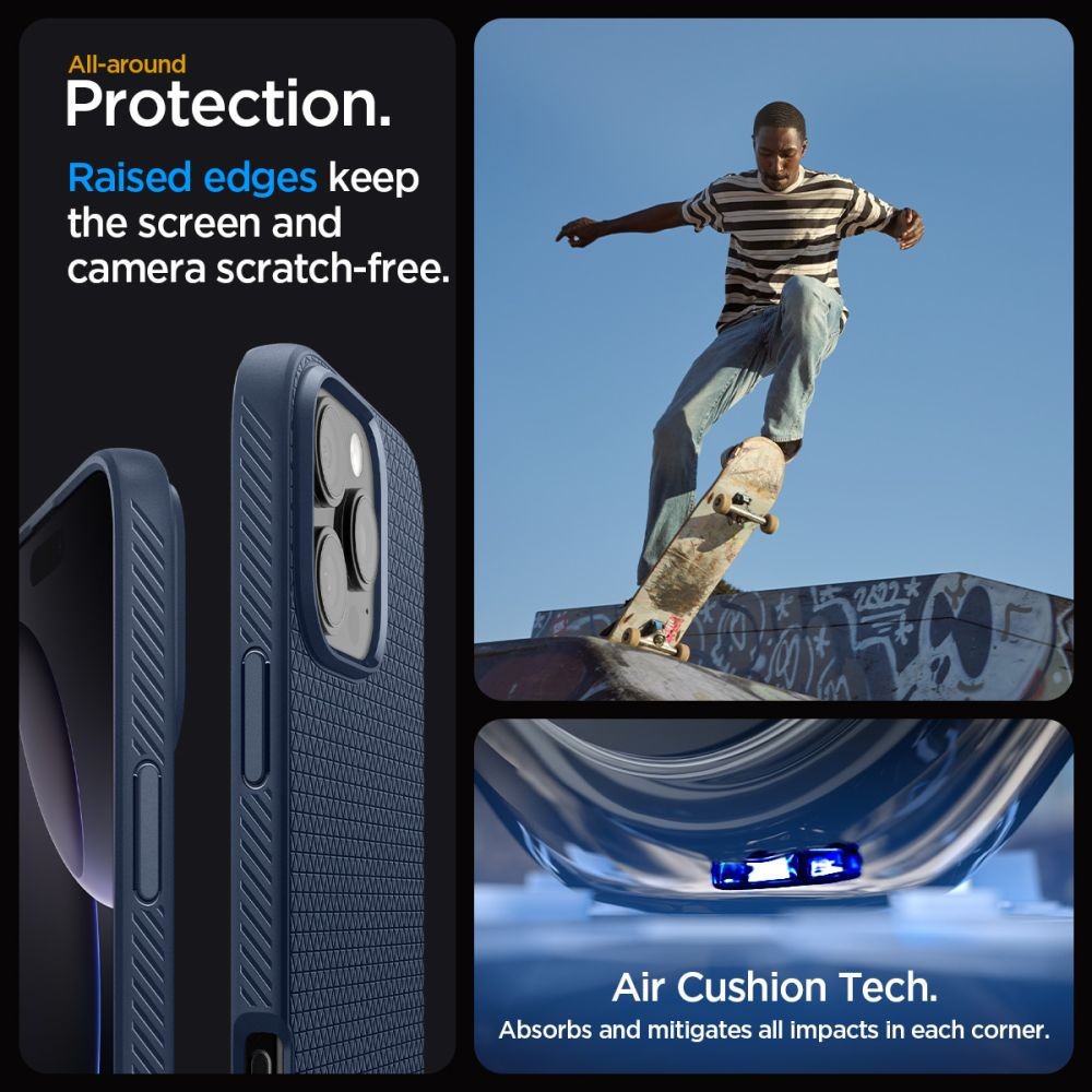Liquid Air Θήκη Spigen για iPhone 16 Pro Max Μπλε | www.lightgear.gr