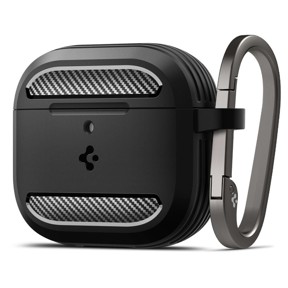Rugged Armor Θήκη Spigen για AirPods 4 Μαύρο | www.lightgear.gr