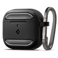 Rugged Armor Θήκη Spigen για AirPods 4 Μαύρο | www.lightgear.gr