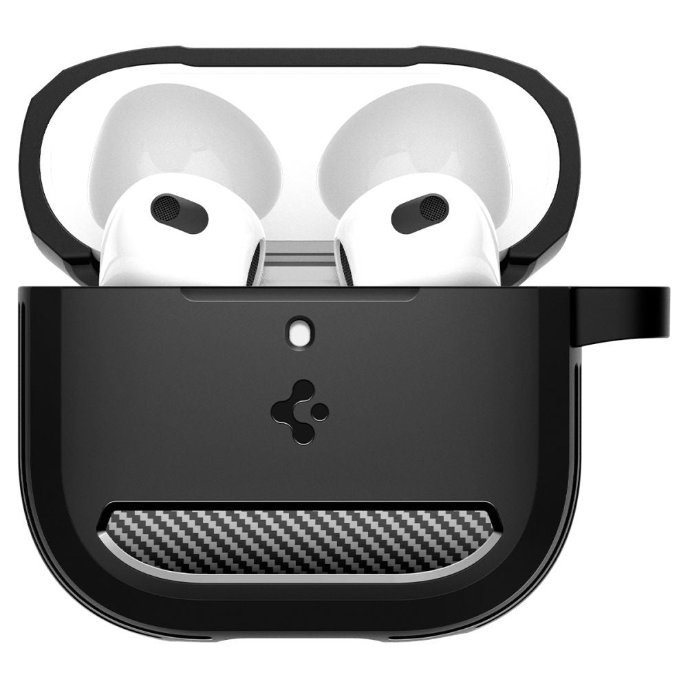 Rugged Armor Θήκη Spigen για AirPods 4 Μαύρο | www.lightgear.gr