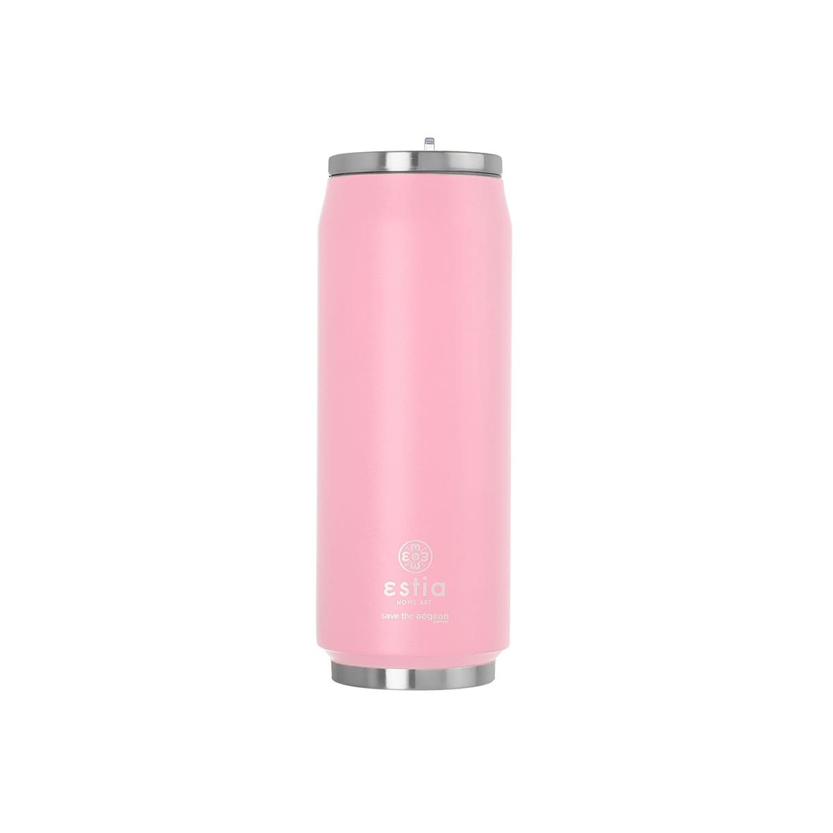Ανοξείδωτο Θερμός με Καλαμάκι Estia Save the Aegean 500ml | www.lightgear.gr