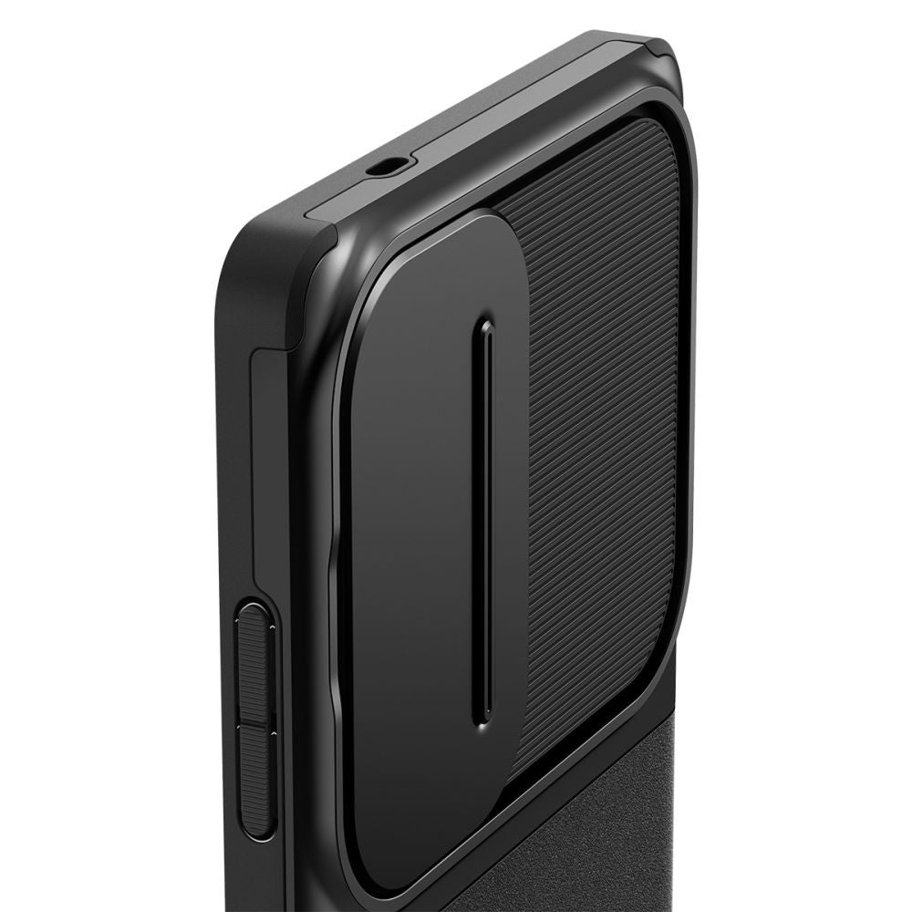 Θήκη Optik Armor Spigen για Samsung Galaxy S25 Ultra Μαύρο | www.lightgear.gr